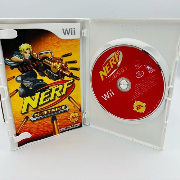 Nintendo‎ Wii Nerf N-Strike Game Complete with Manual - Picture 3 of 3